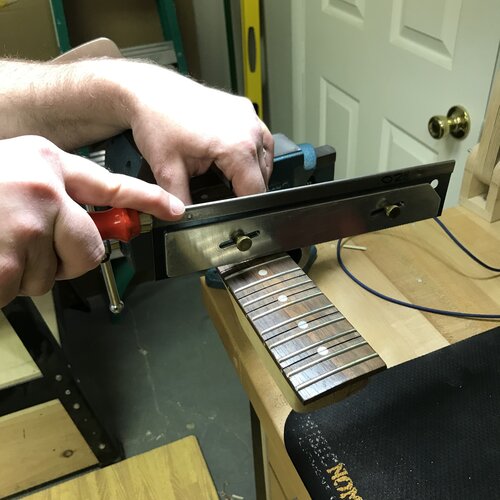 Repairing Guitar in One Three Guitar store — The Flying Microtonal Gio?