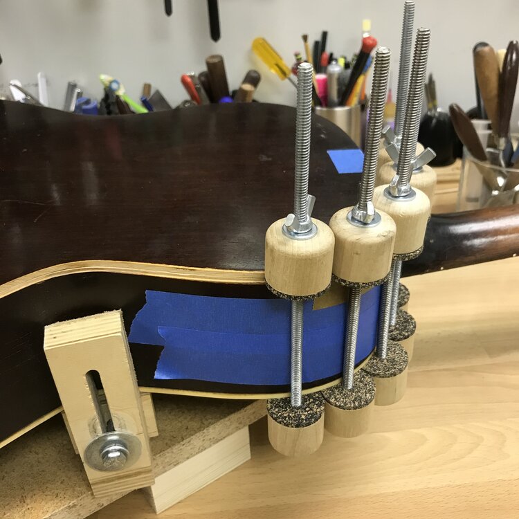 Photo of Gibson L75 Repair Phase 1
