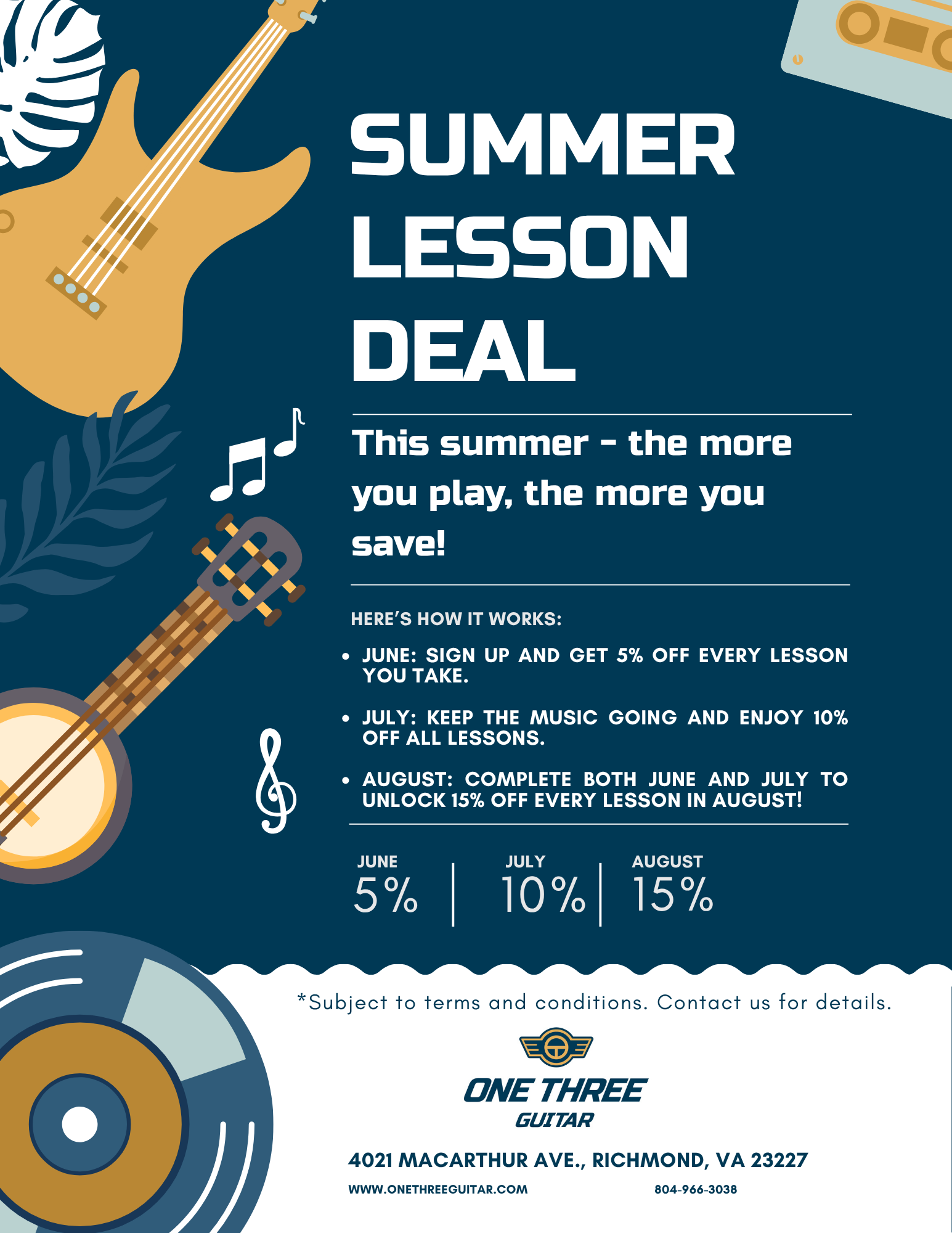 OTG Summer Lesson Deal 2025